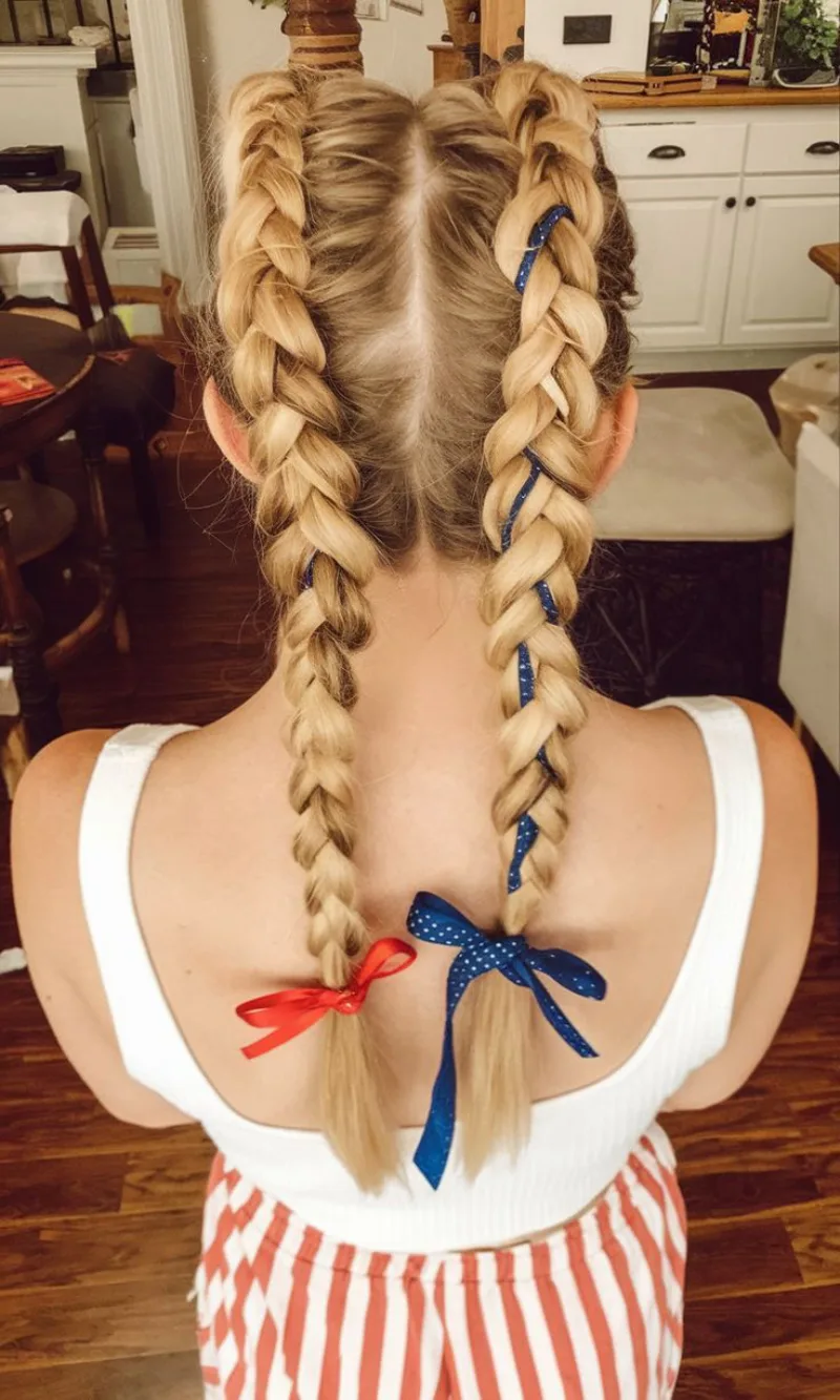Ribbon Woven Braids