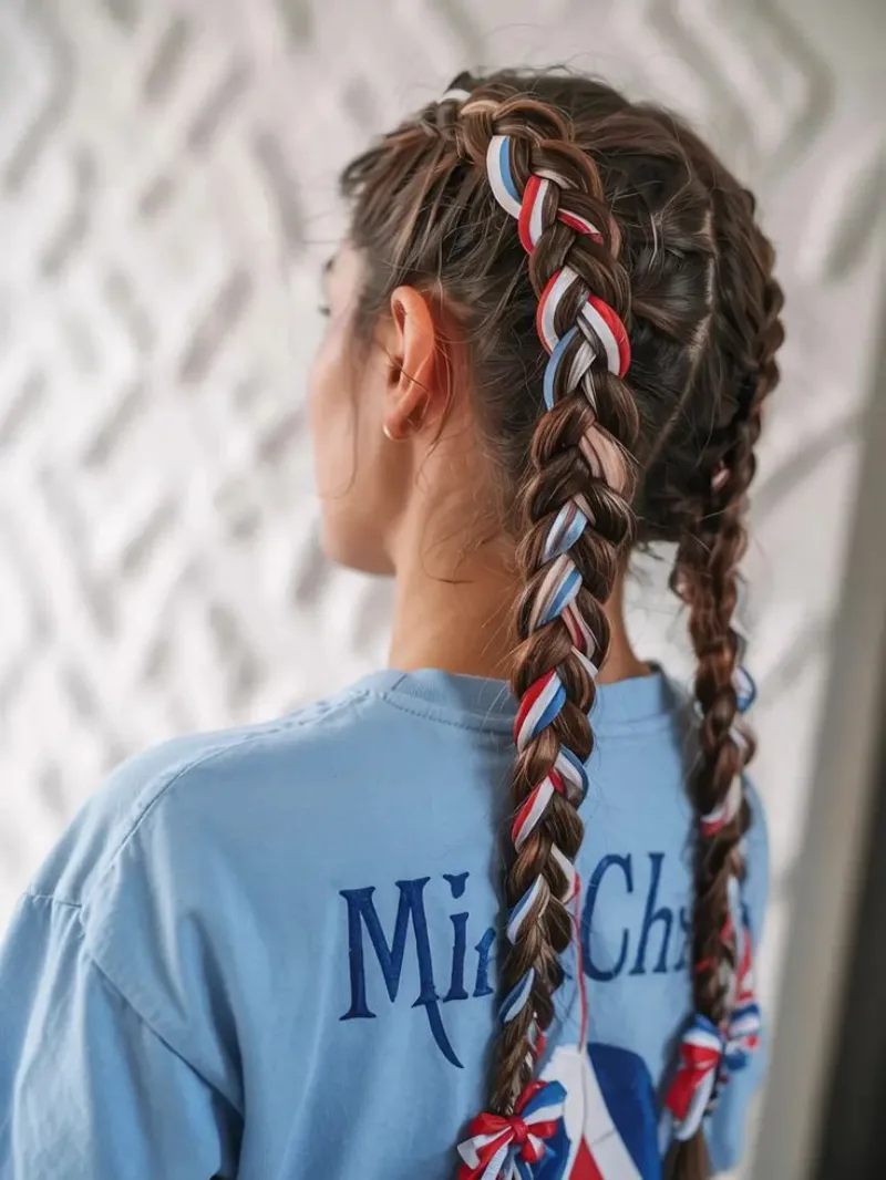Thick Ribbon Braids