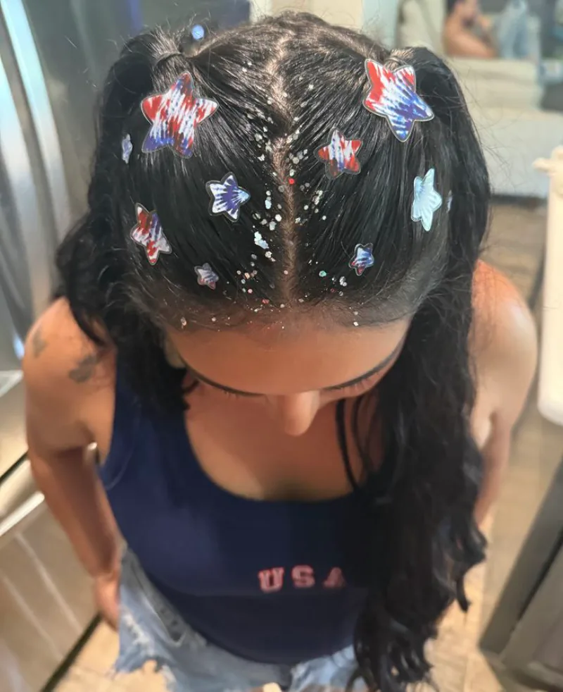 Starry Glitter Hair
