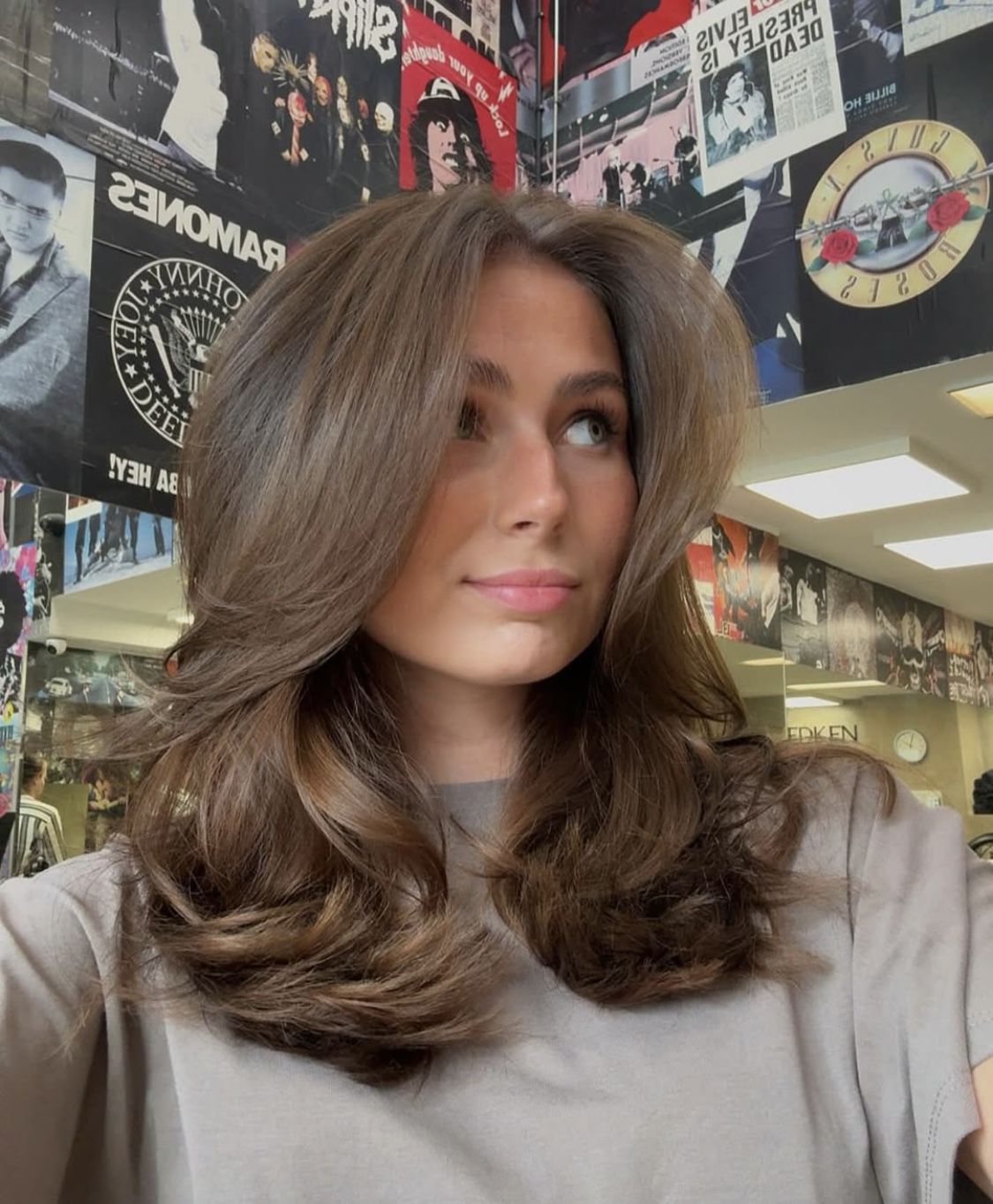 Bouncy Brown Face Frame
