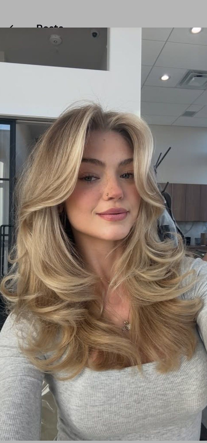 Soft Creamy Blonde Curls