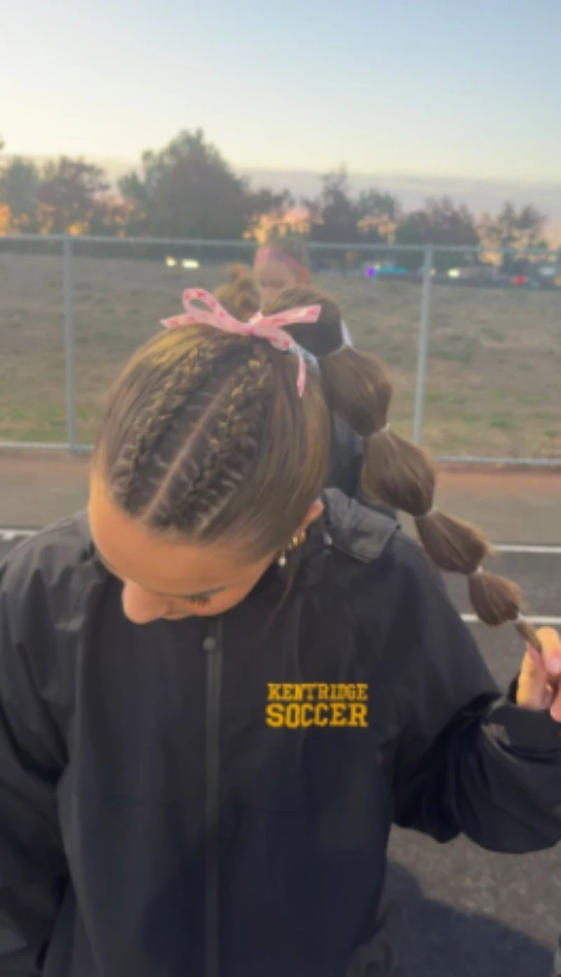 High Bow Bubble Braid