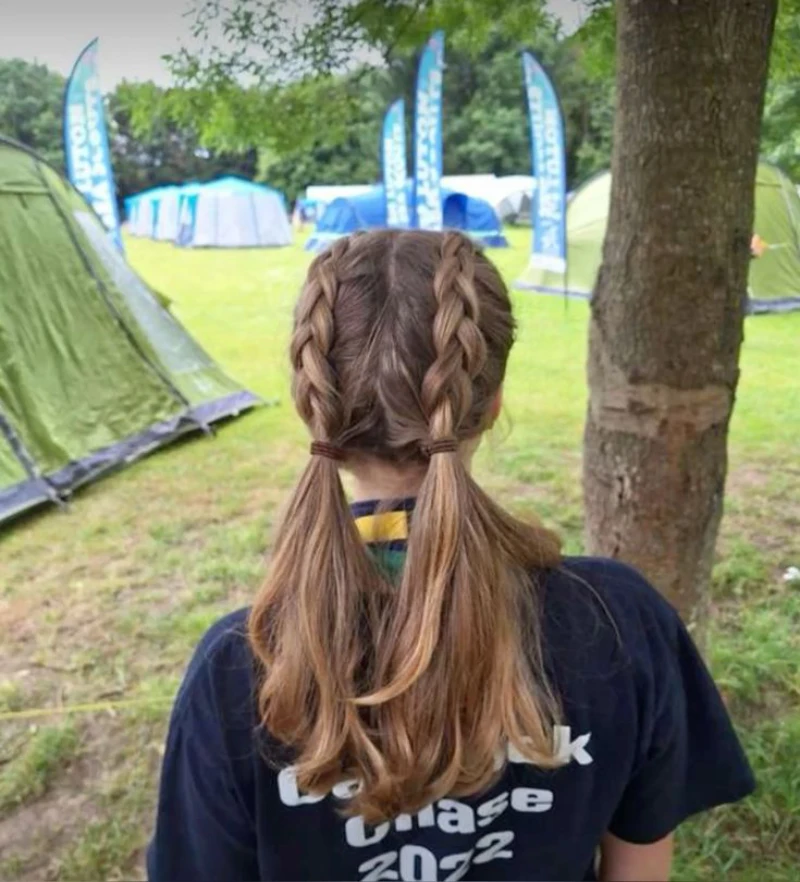 French Braid Tail Mix