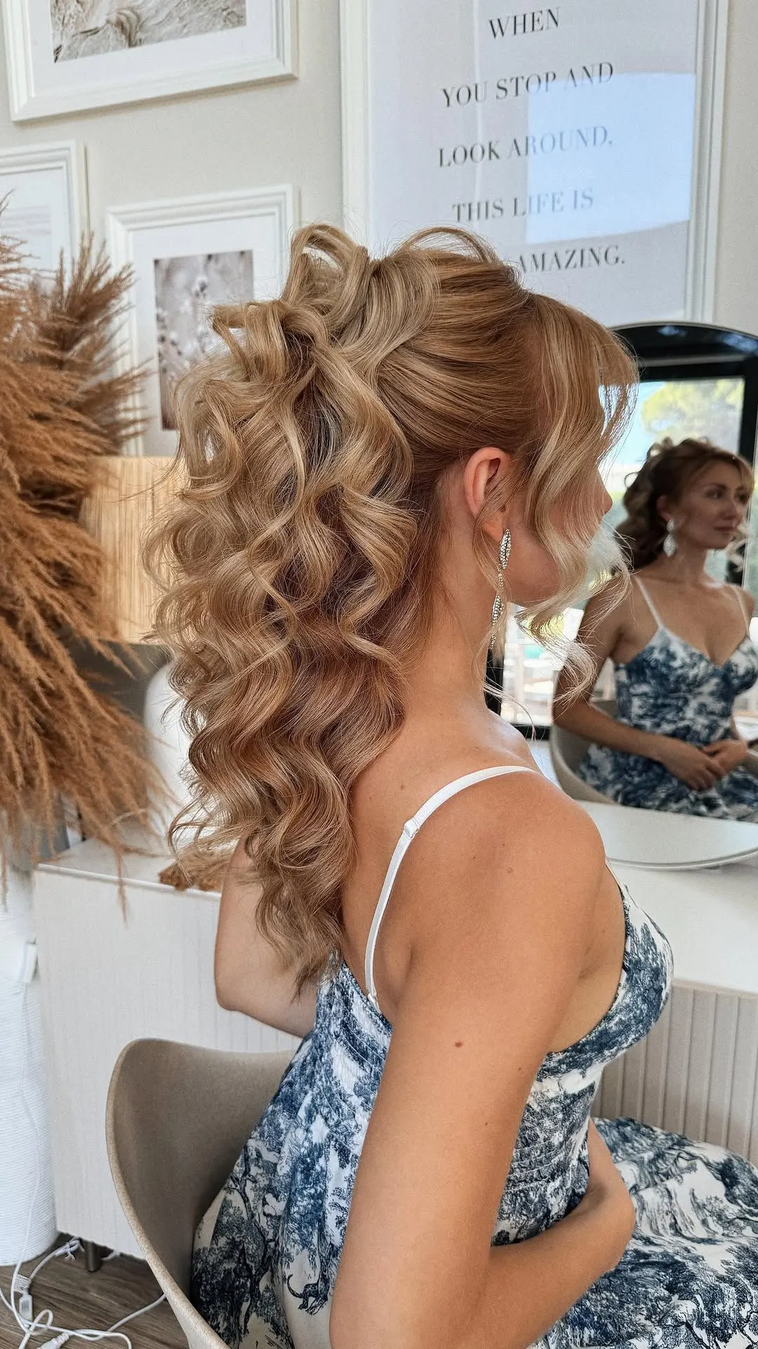 Super Curly High Ponytail