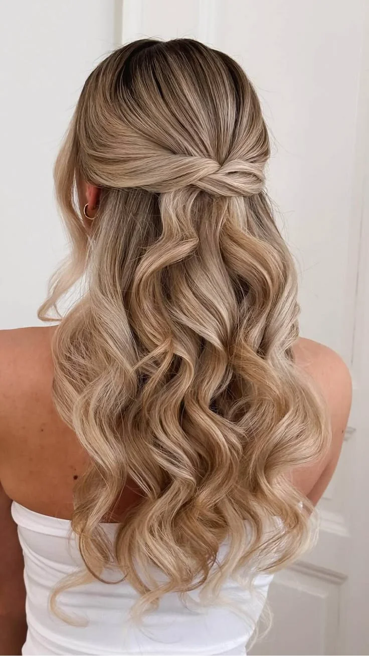 Twisted Crown With Long Curls