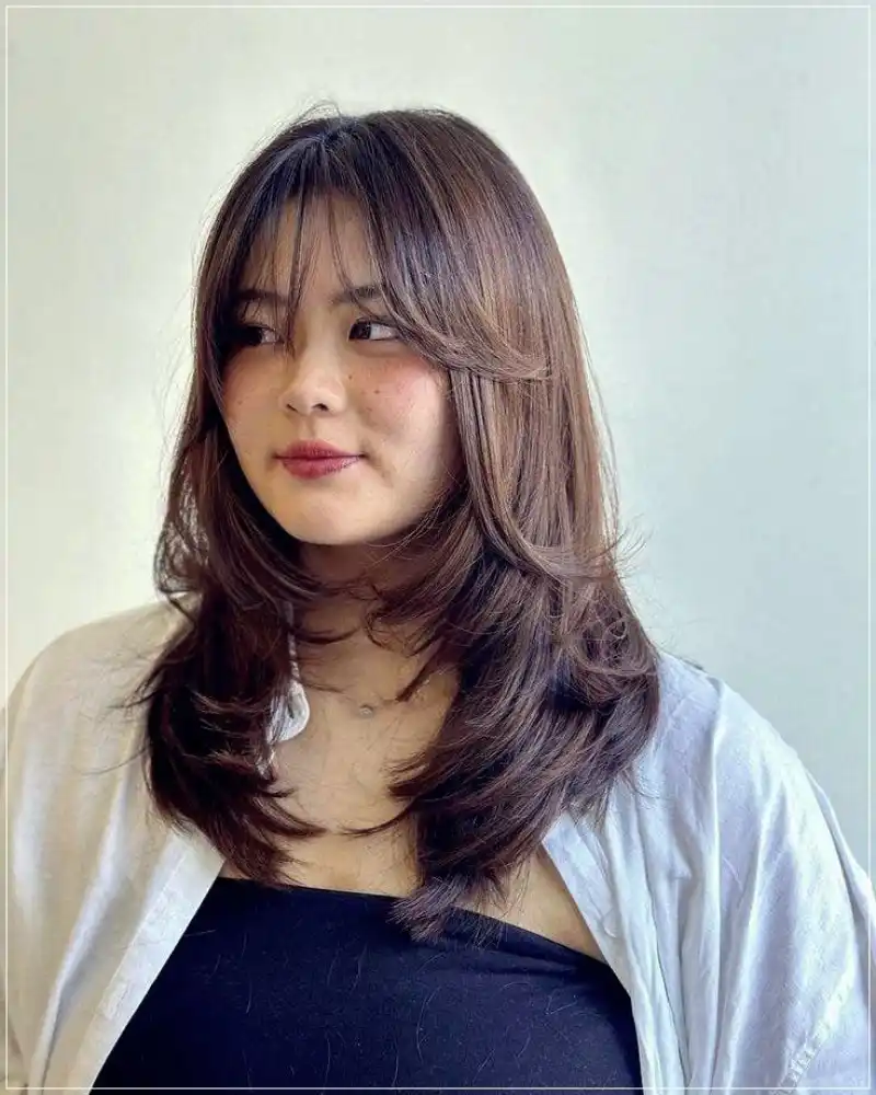 Bangs for Round Face