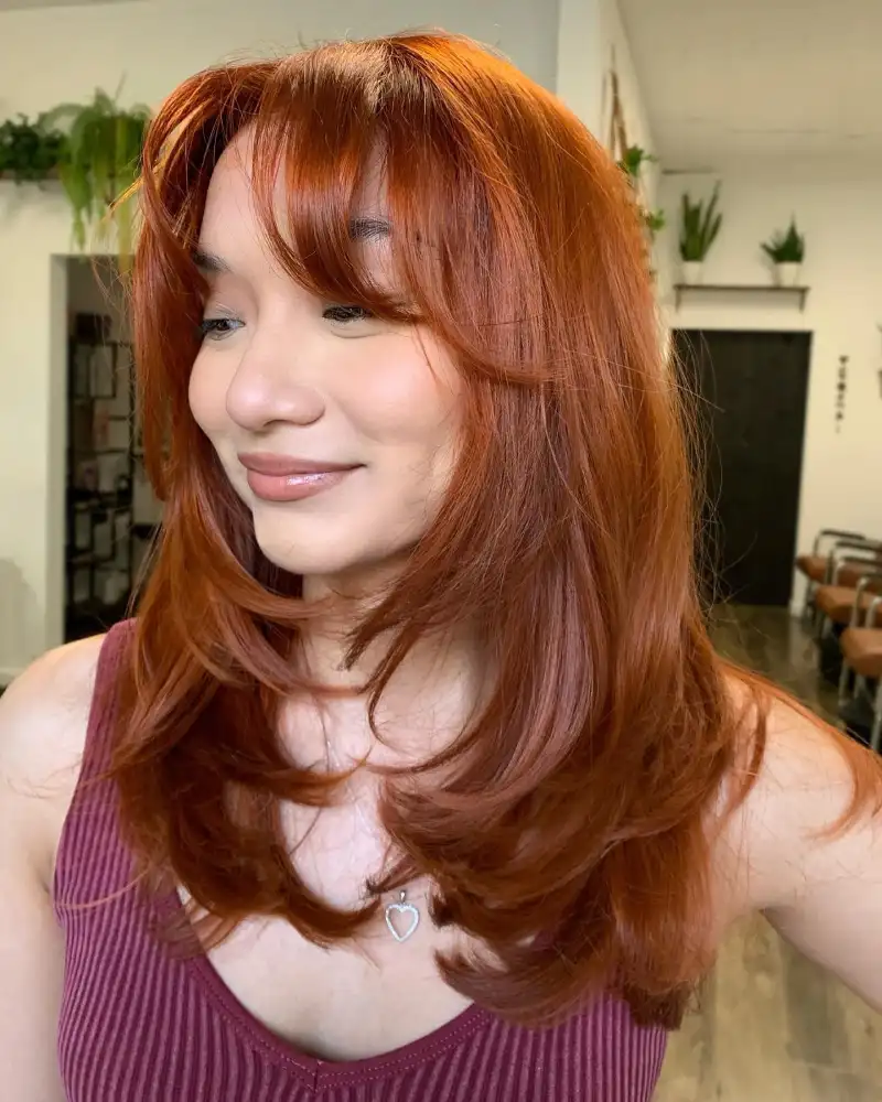 Bangs for Round Face