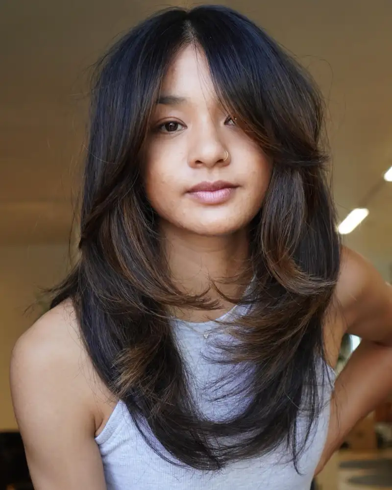 Bangs for Round Face