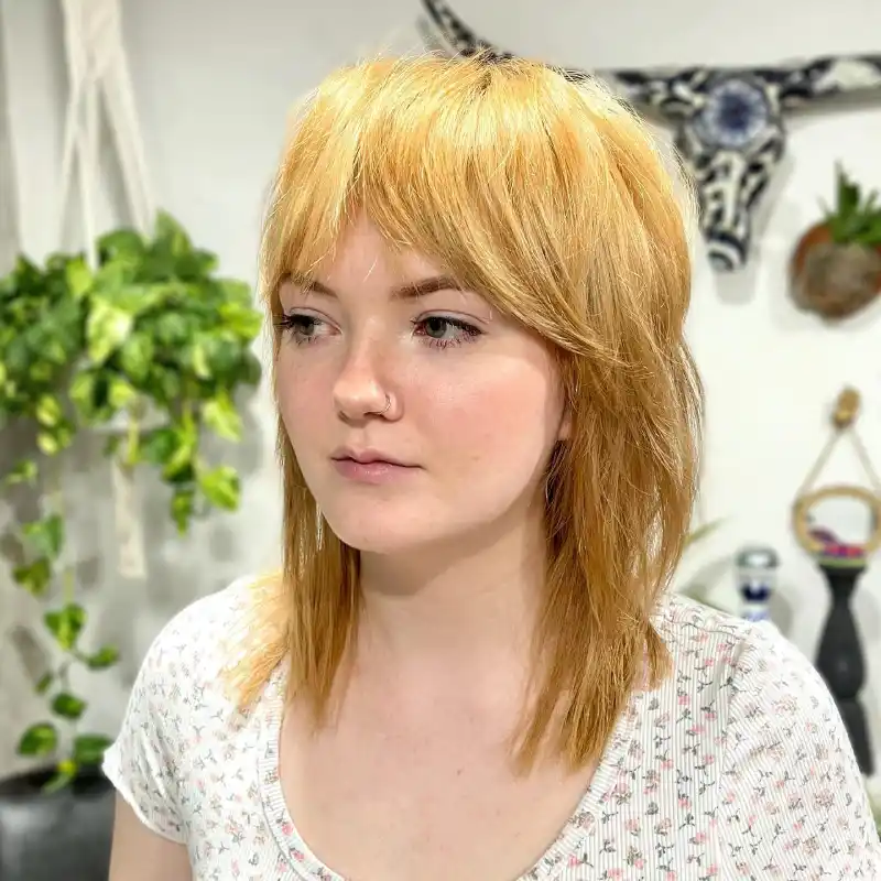 Bangs for Round Face