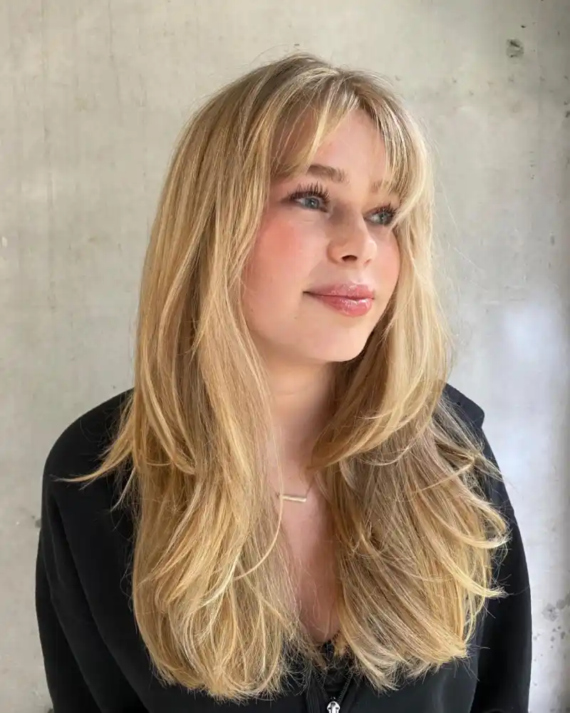 Bangs for Round Face