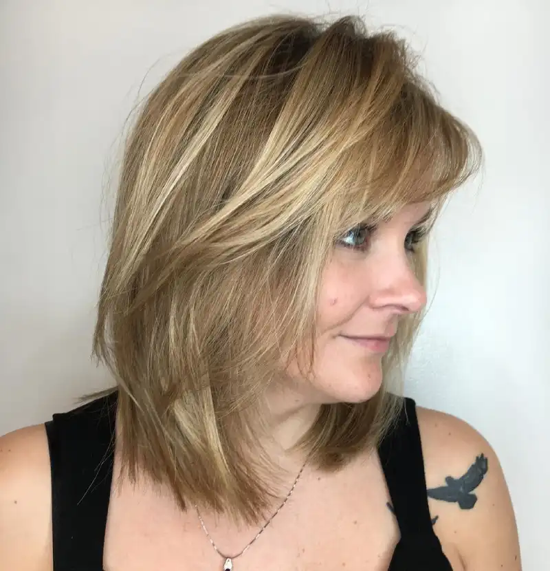 Bangs for Round Face