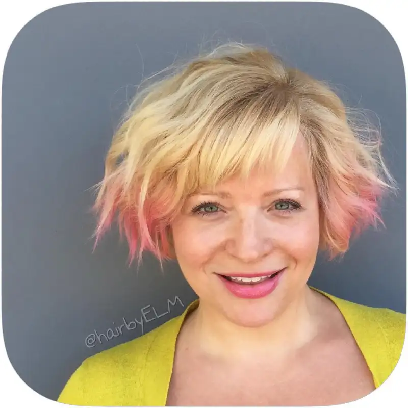 Bangs for Round Face
