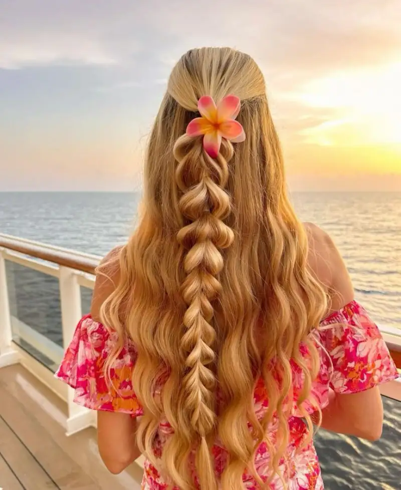 Beach Hairstyles for Curly Hair