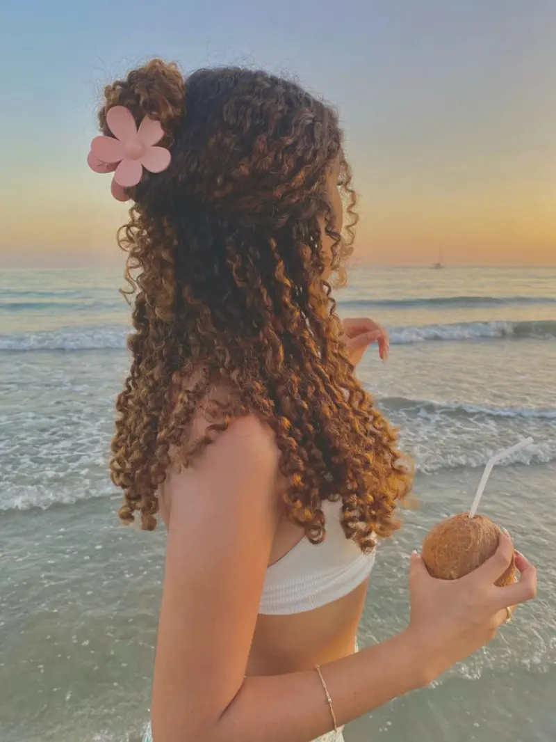 Beach Hairstyles for Curly Hair