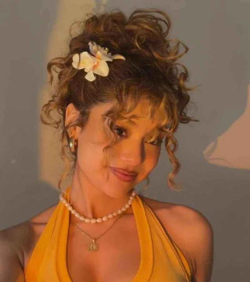 Beach Hairstyles for Curly Hair