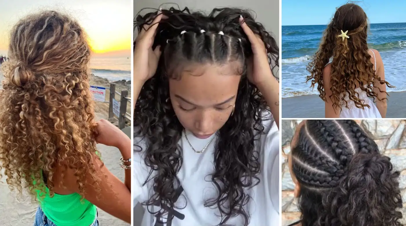 Beach Hairstyles for Curly Hair