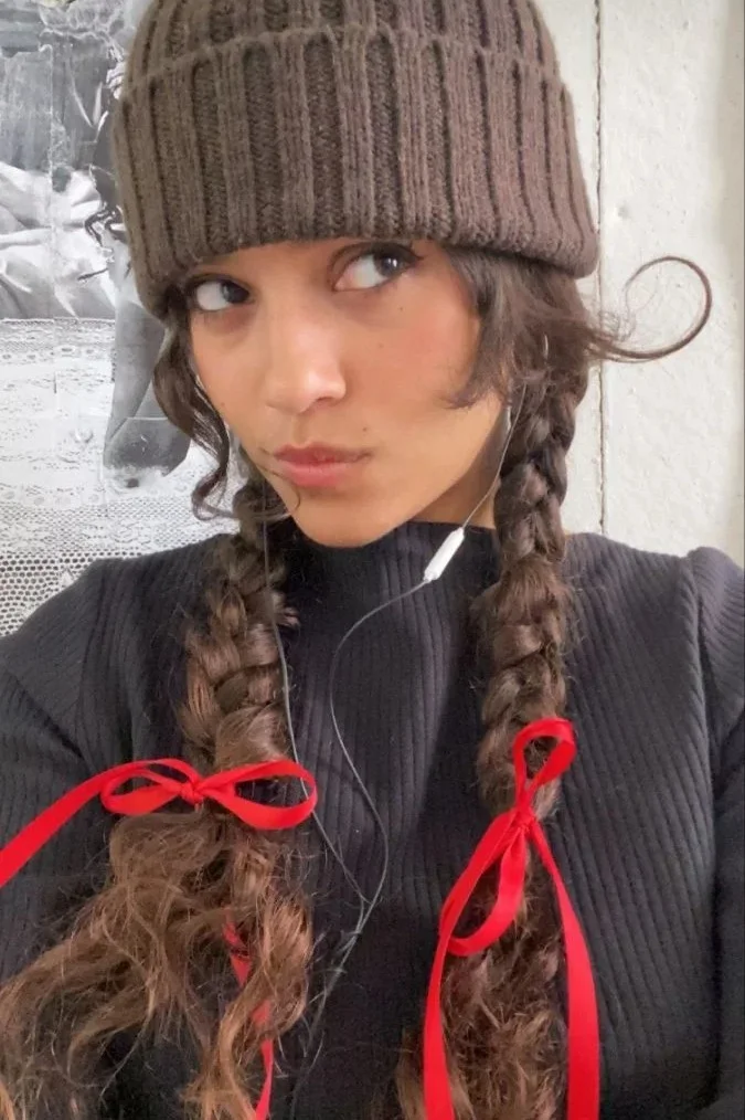 beanie hairstyles for women