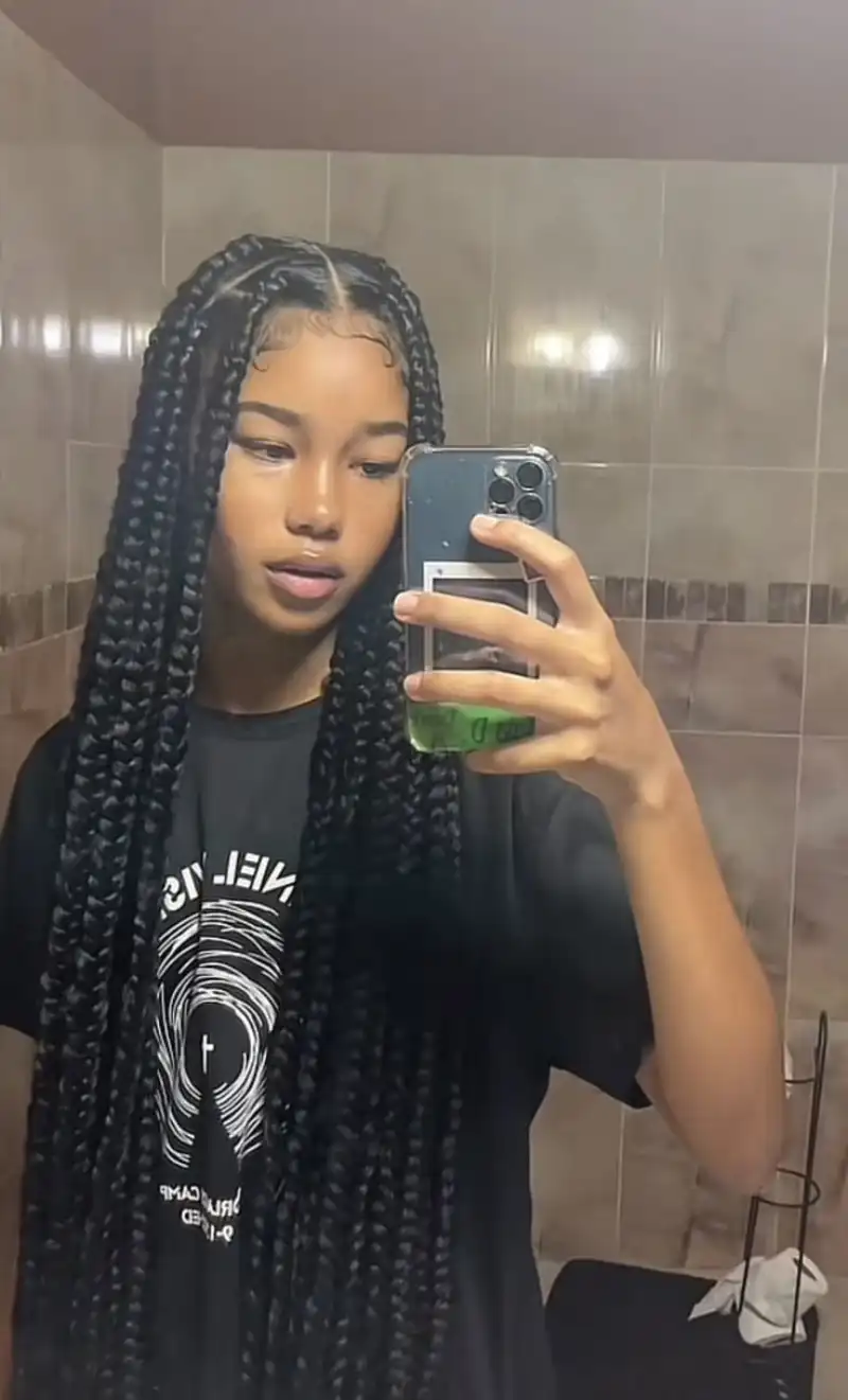Big Box Braids Hairstyles