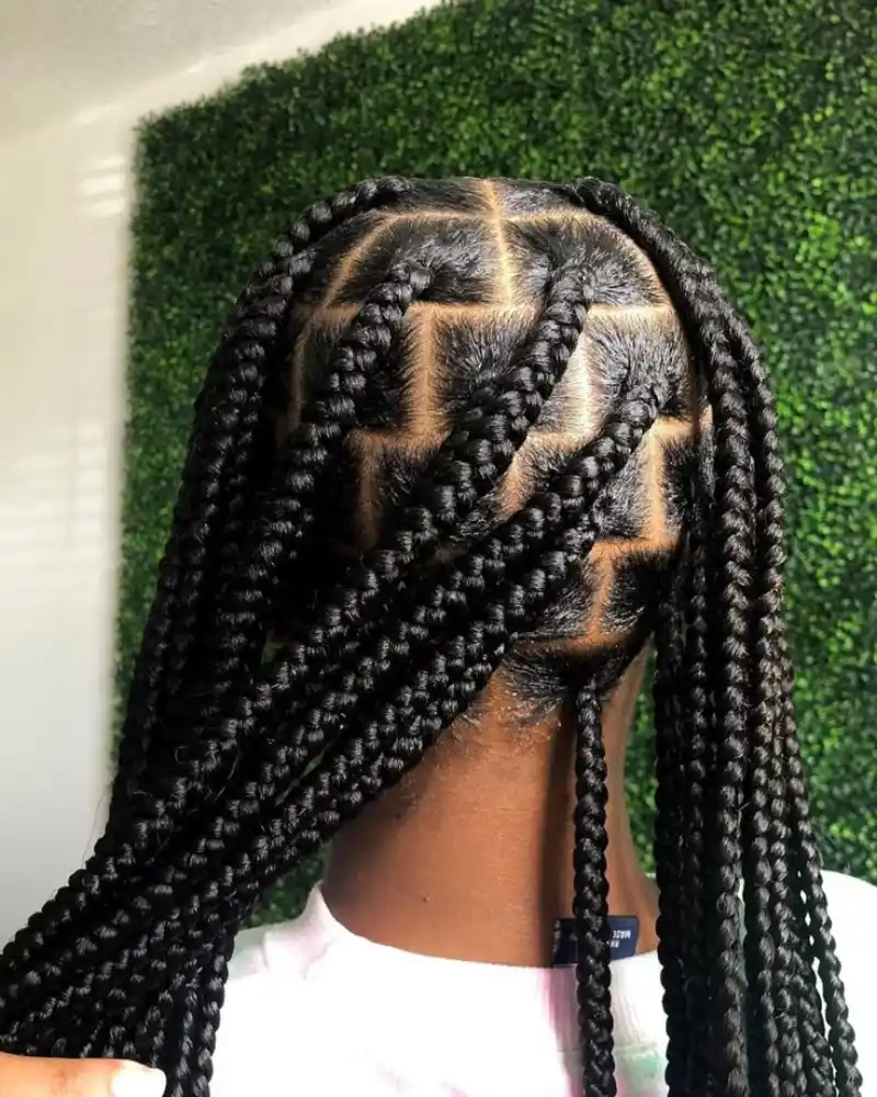 Big Box Braids Hairstyles