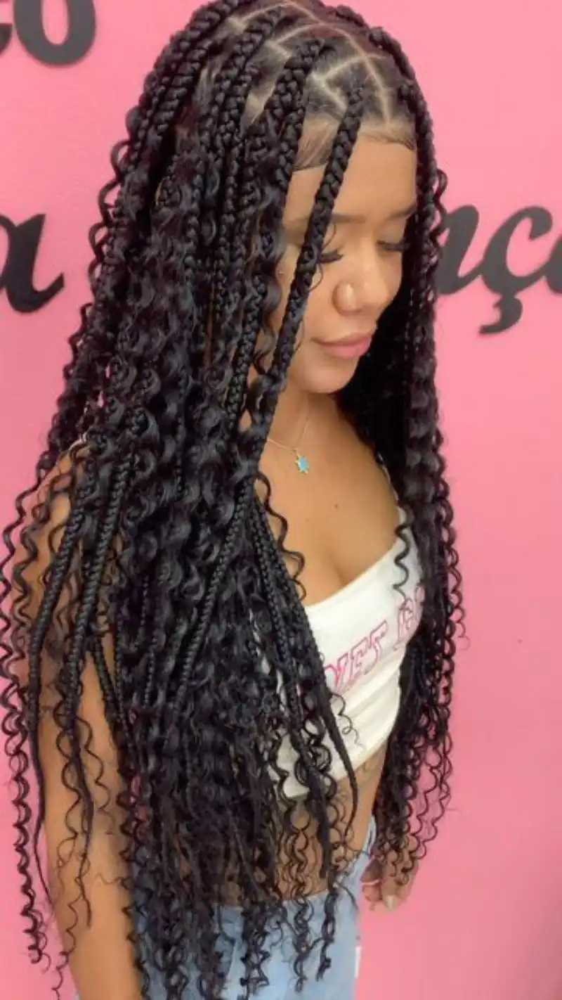 Big Box Braids Hairstyles