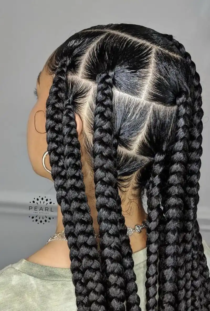 Big Box Braids Hairstyles