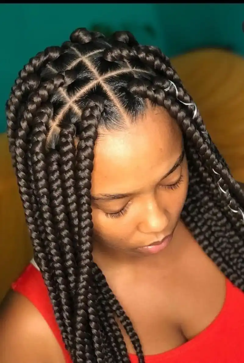 Big Box Braids Hairstyles