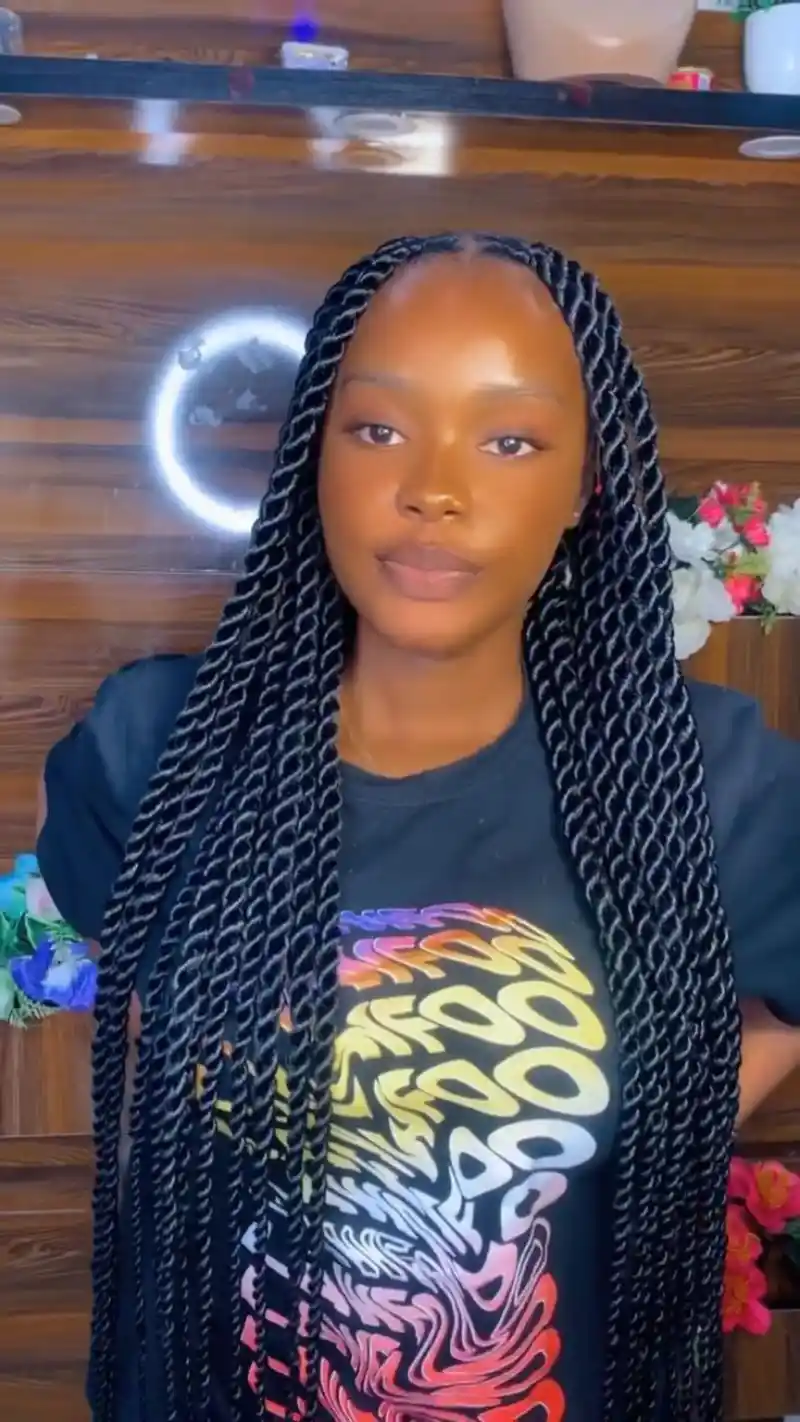Big Box Braids Hairstyles