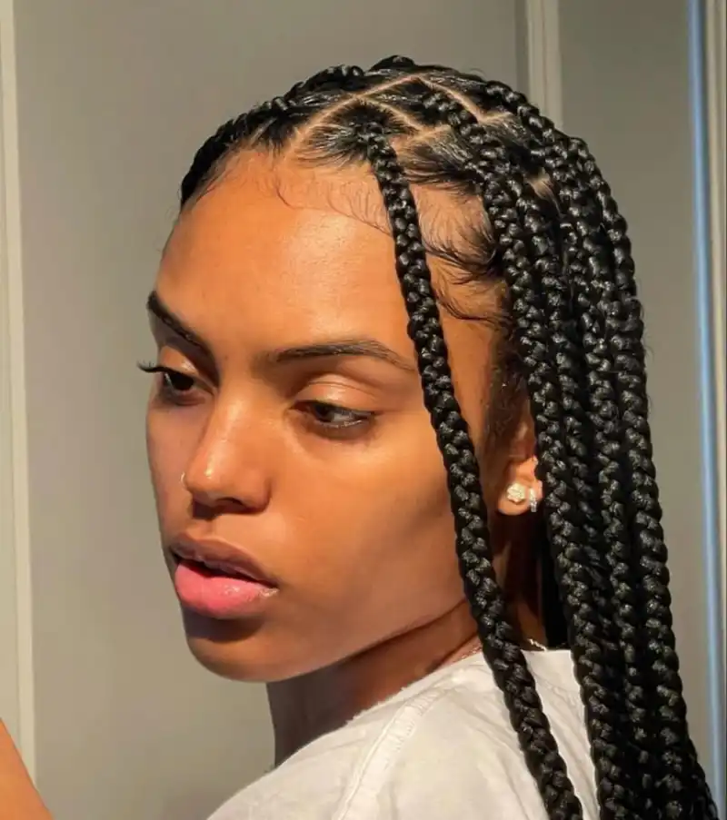 Big Box Braids Hairstyles