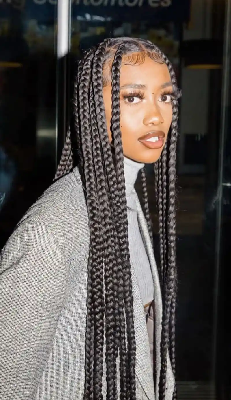 Big Box Braids Hairstyles