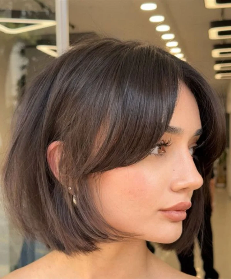 Bob Haircut With Bangs