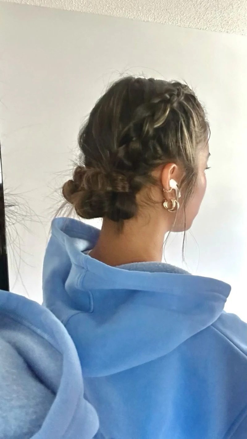 Low Braid Bun