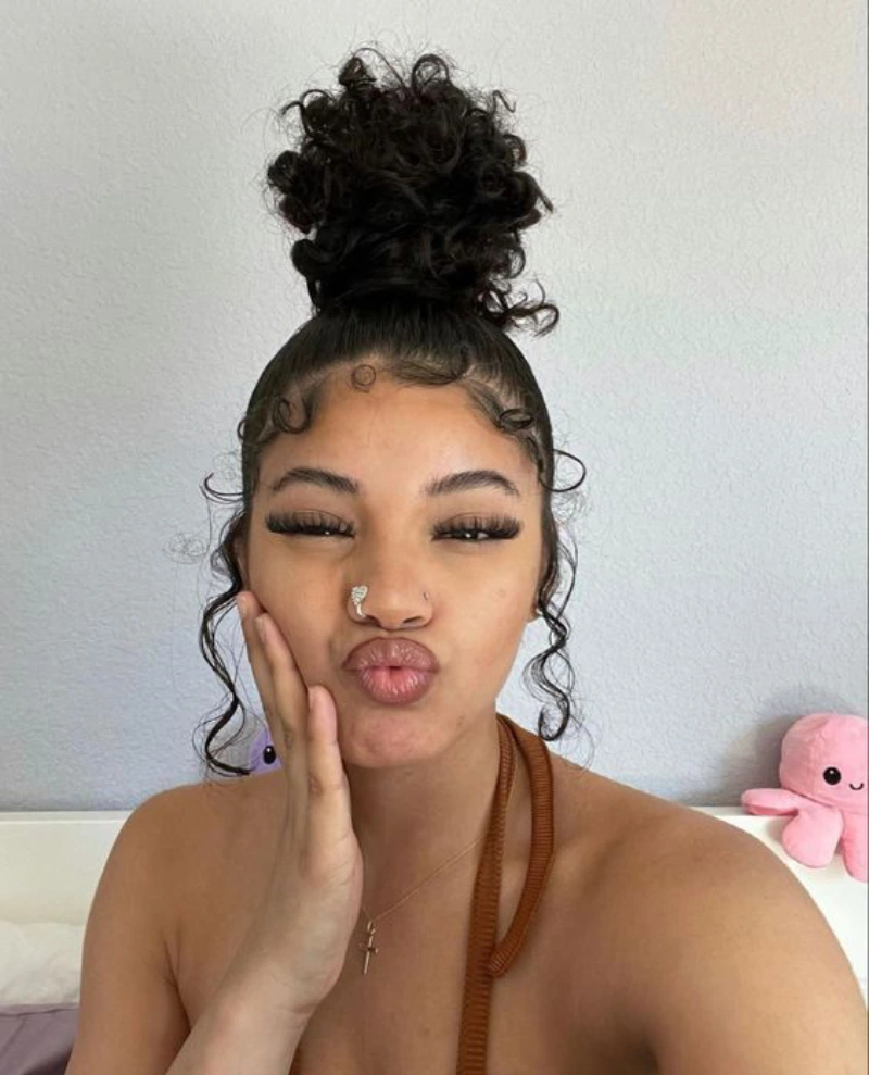 High Pineapple Curls