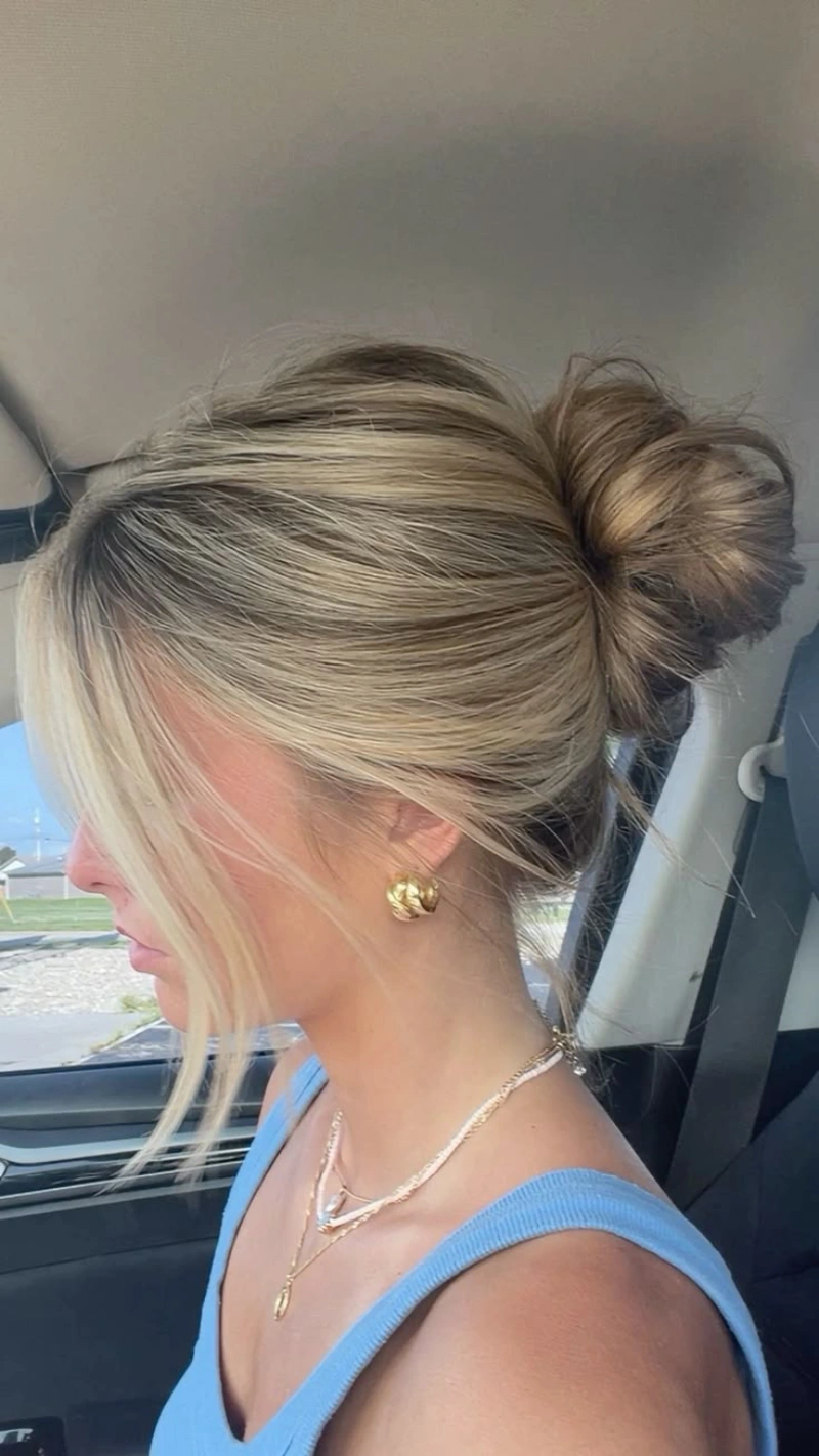 Smooth High Bun
