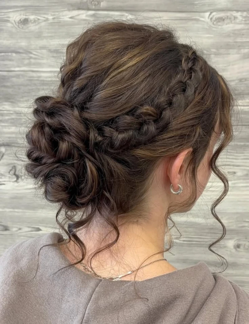 Side Braided Swirl