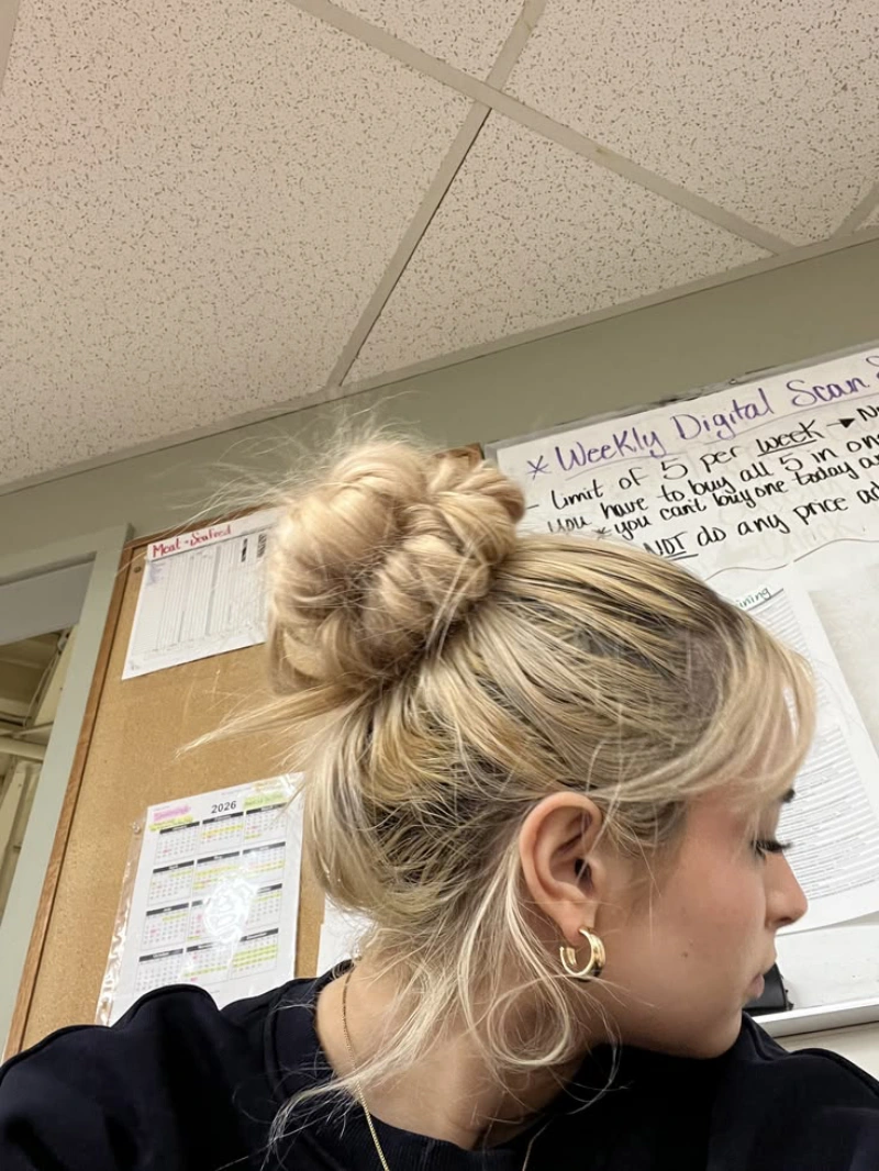 School Day Top Knot
