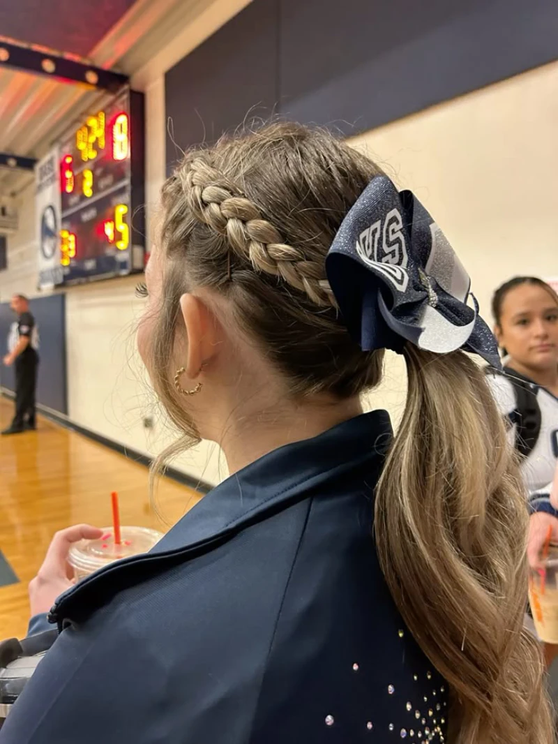 Side Braid Ponytail Look
