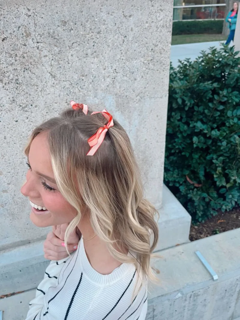 Mini Top Ribbon Pigtails