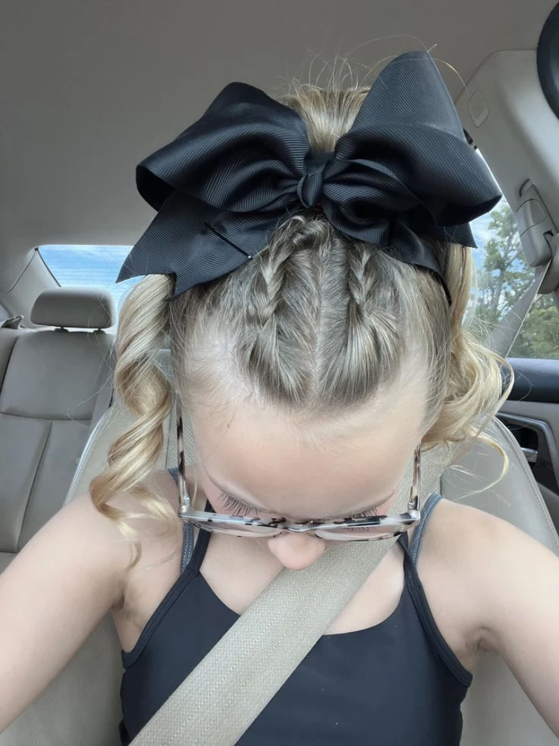 Top Braids Big Bow