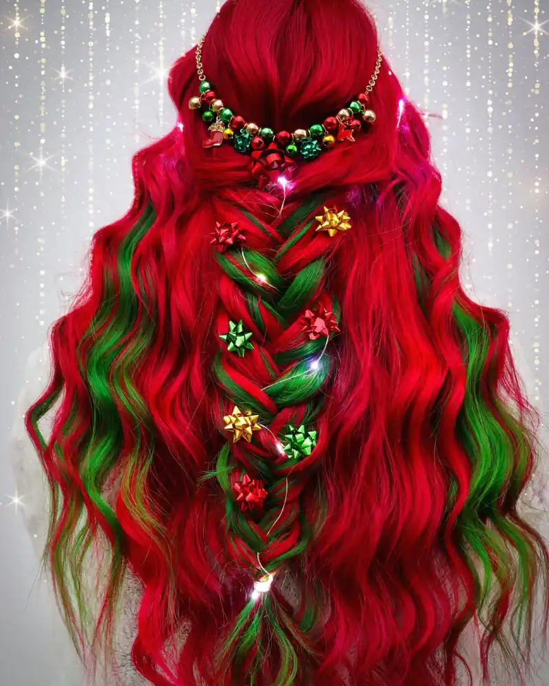 Christmas hair color ideas