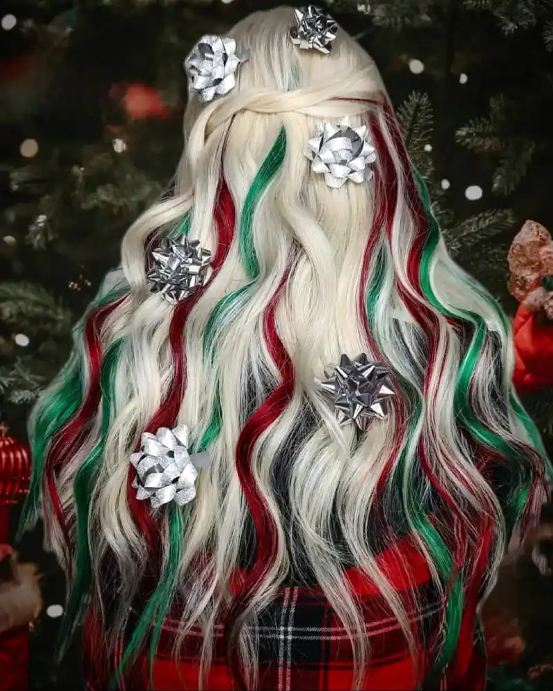 Christmas hair color ideas