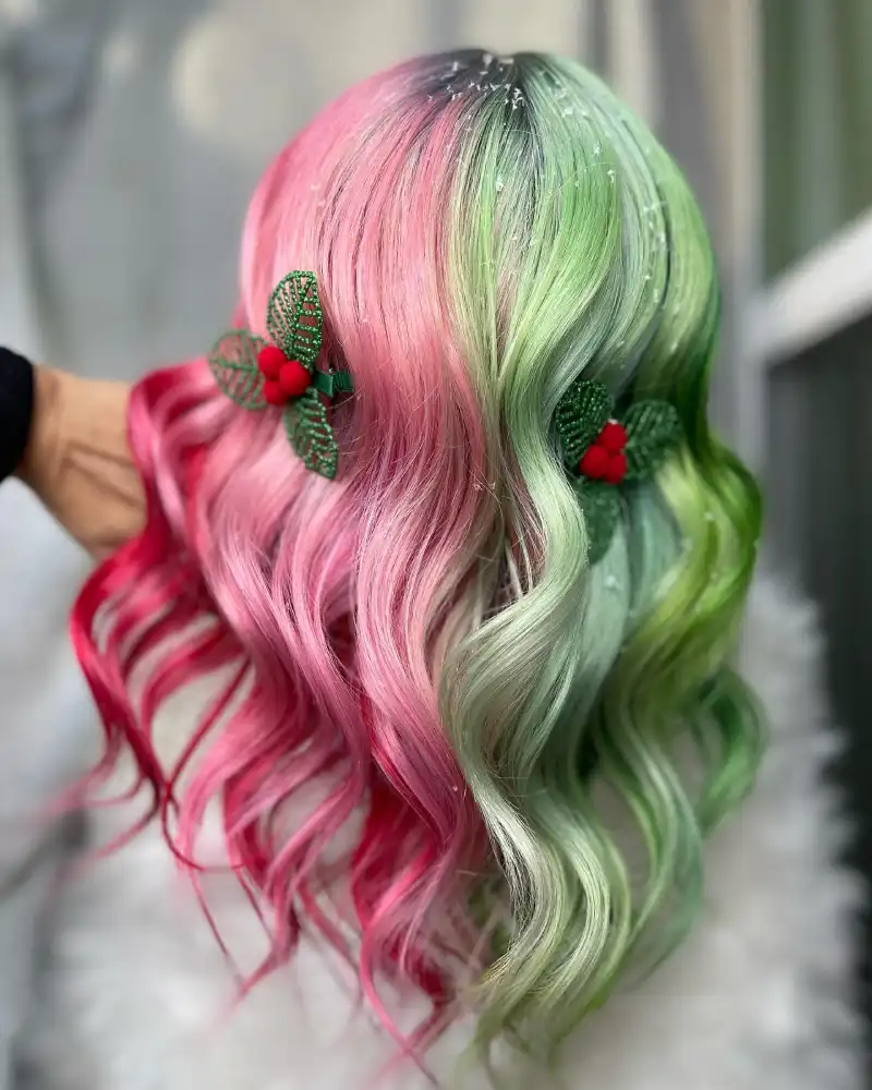 Christmas hair color ideas