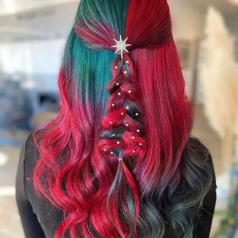 Christmas hair color ideas