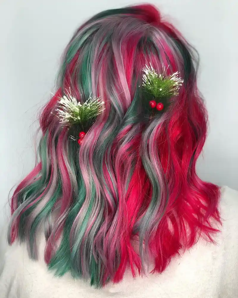 Christmas hair color ideas