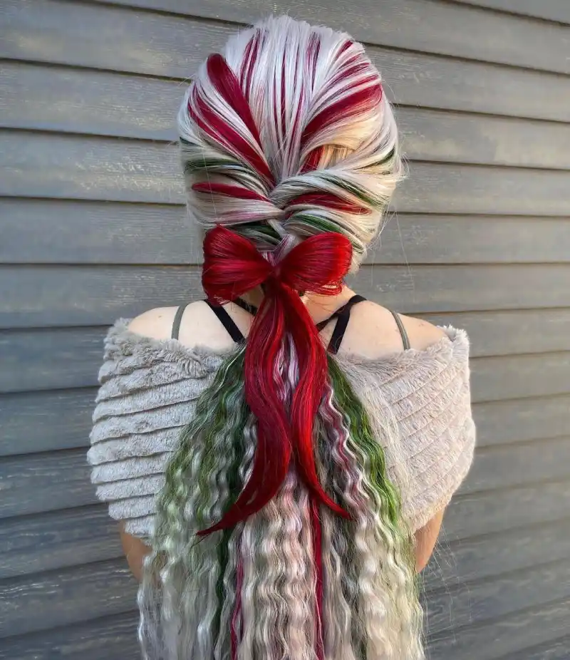 Christmas hair color ideas
