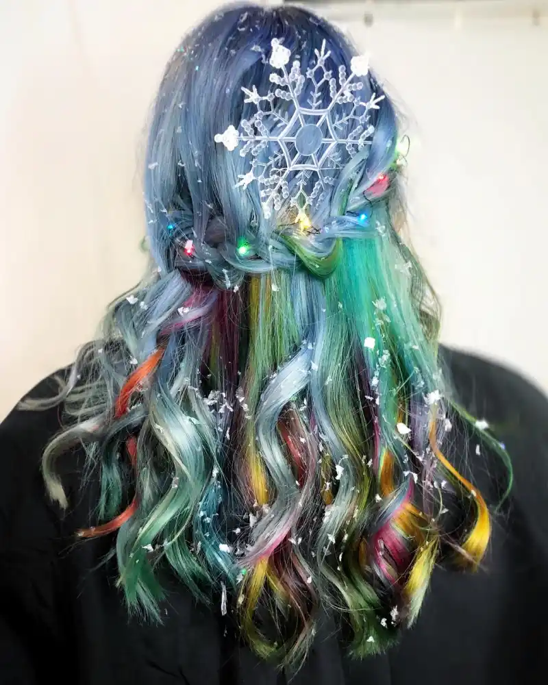 Christmas hair color ideas