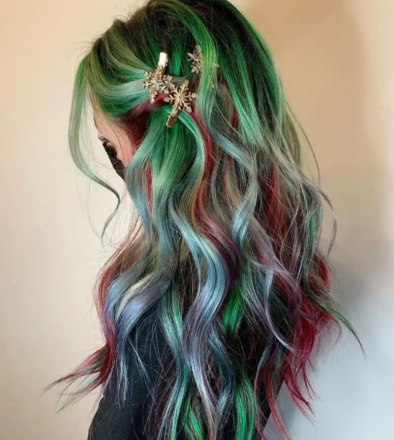 Christmas hair color ideas