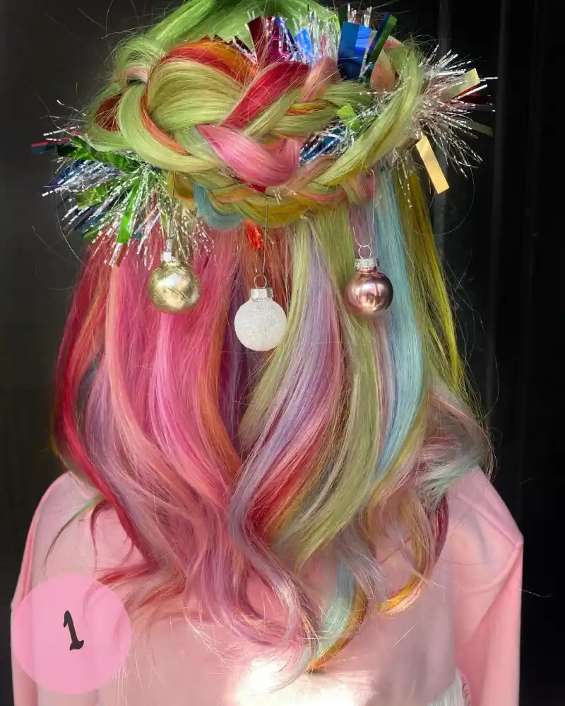Christmas hair color ideas