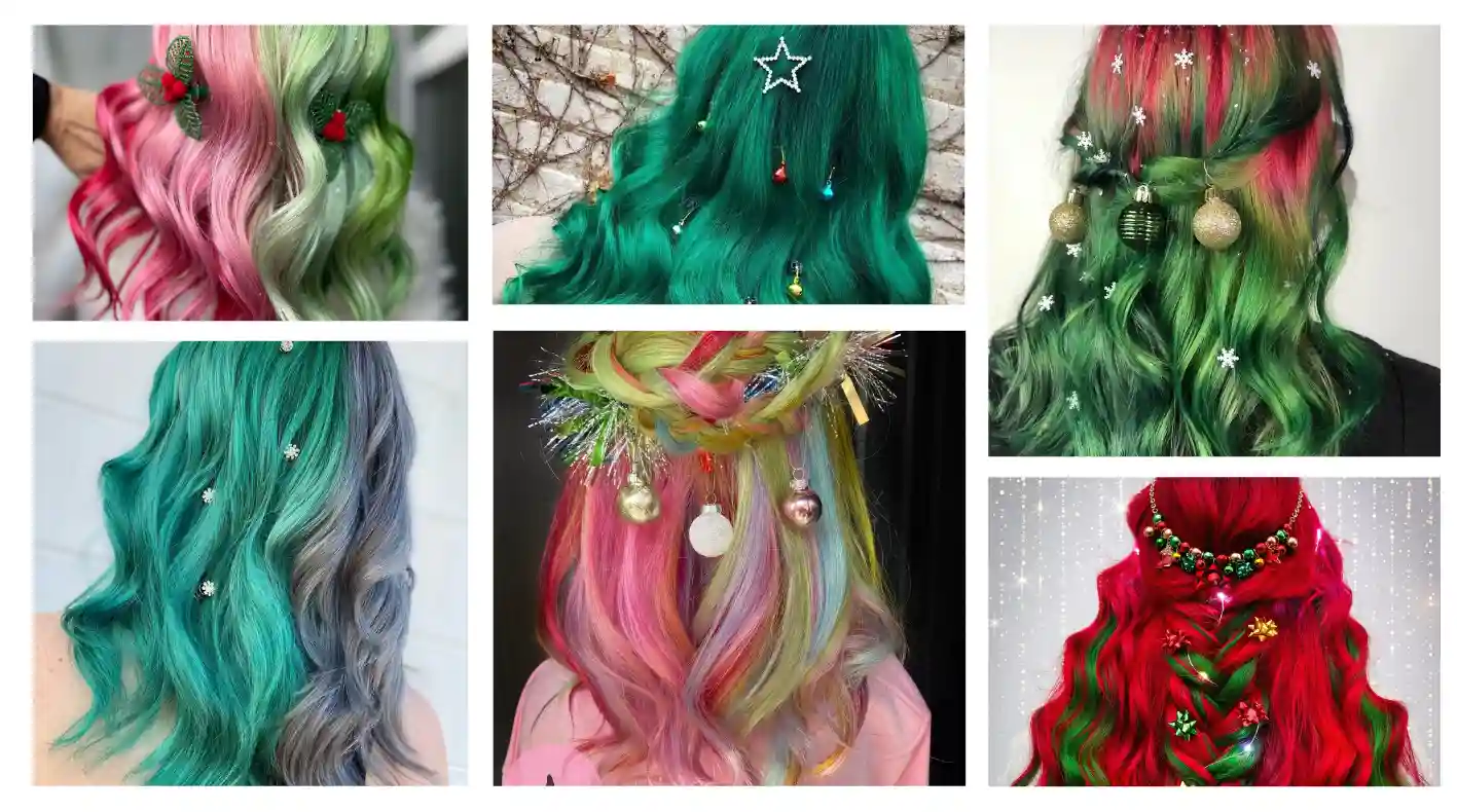 Christmas hair color ideas
