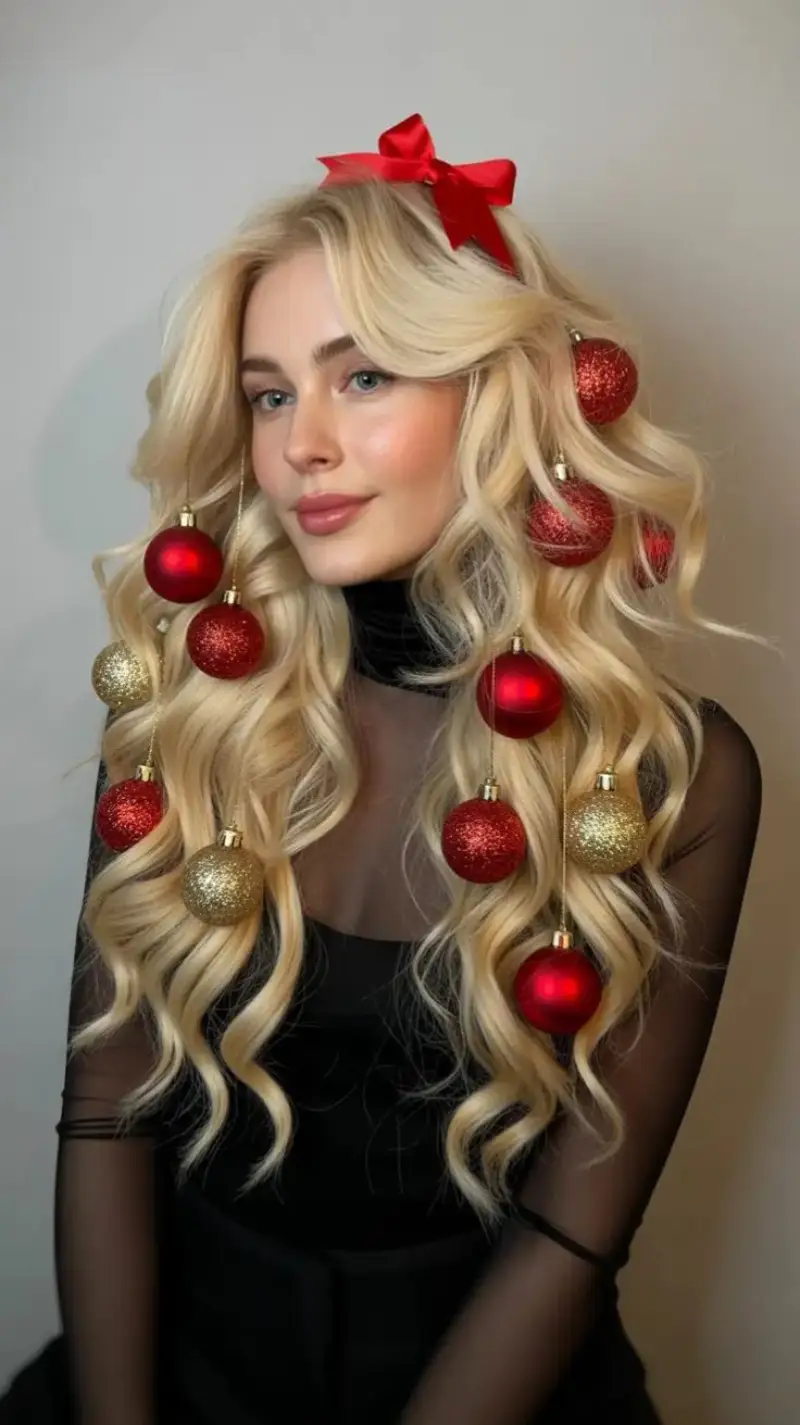 christmas party hairstyles