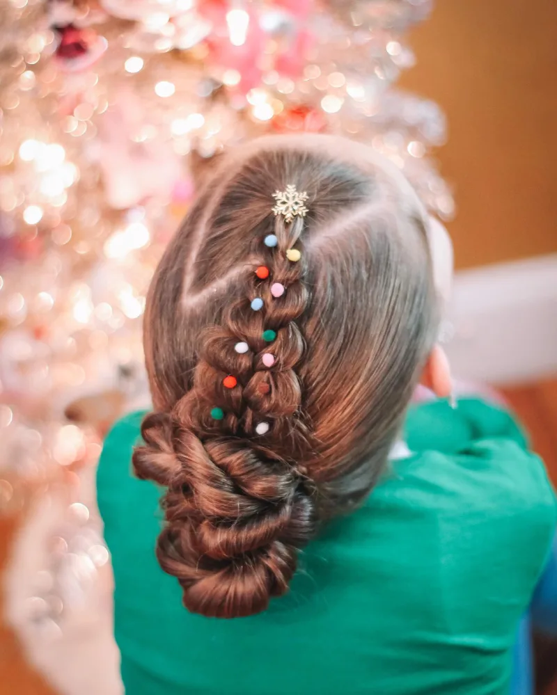 Christmas Tree Hair Ideas